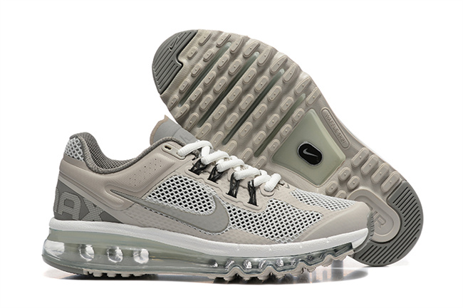Women's Hot sale Running weapon Air Max 2013 Grey Shoes 009